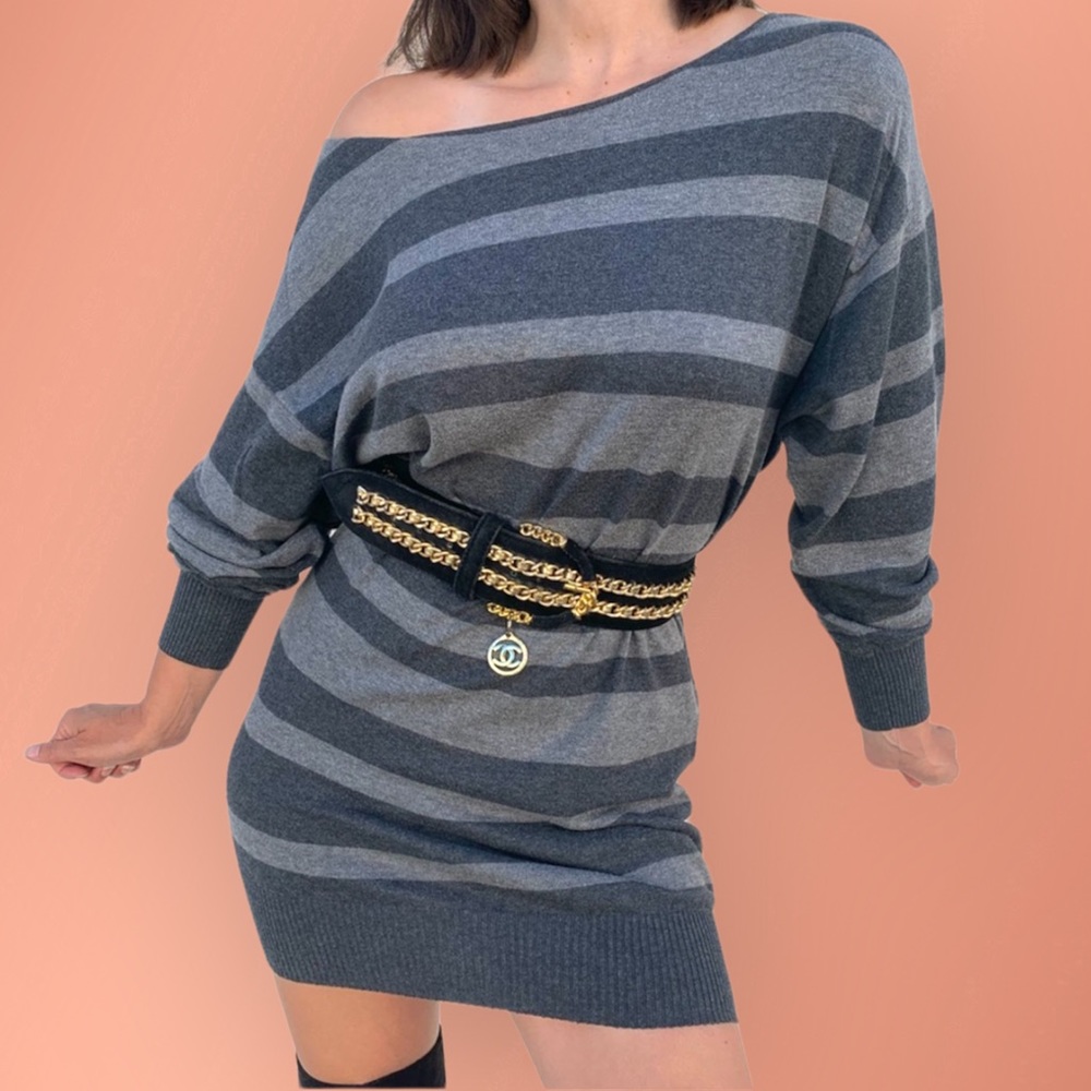 🌚Striped Sweater Dress🌚 - Picture 4 of 6